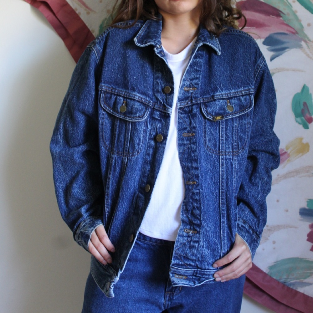 Vintage Lee Stonewashed Jean Jacket